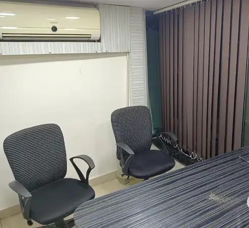 Fully furnished with Centralised ac office available for rent