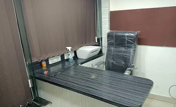Fully furnished with Centralised ac office available for rent