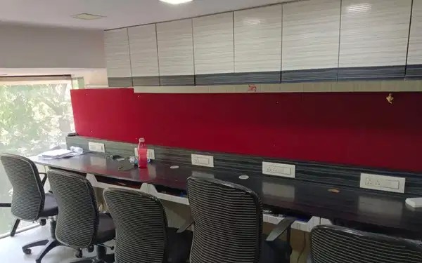 Fully furnished with Centralised ac office available for rent