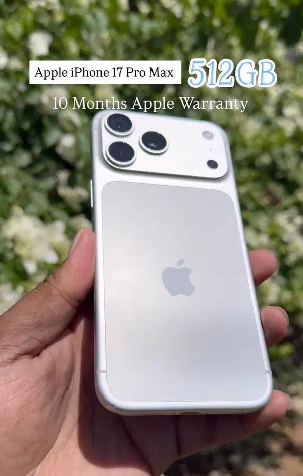 512GB Apple iPhone 17 Pro Max With 10 Months Apple Warranty